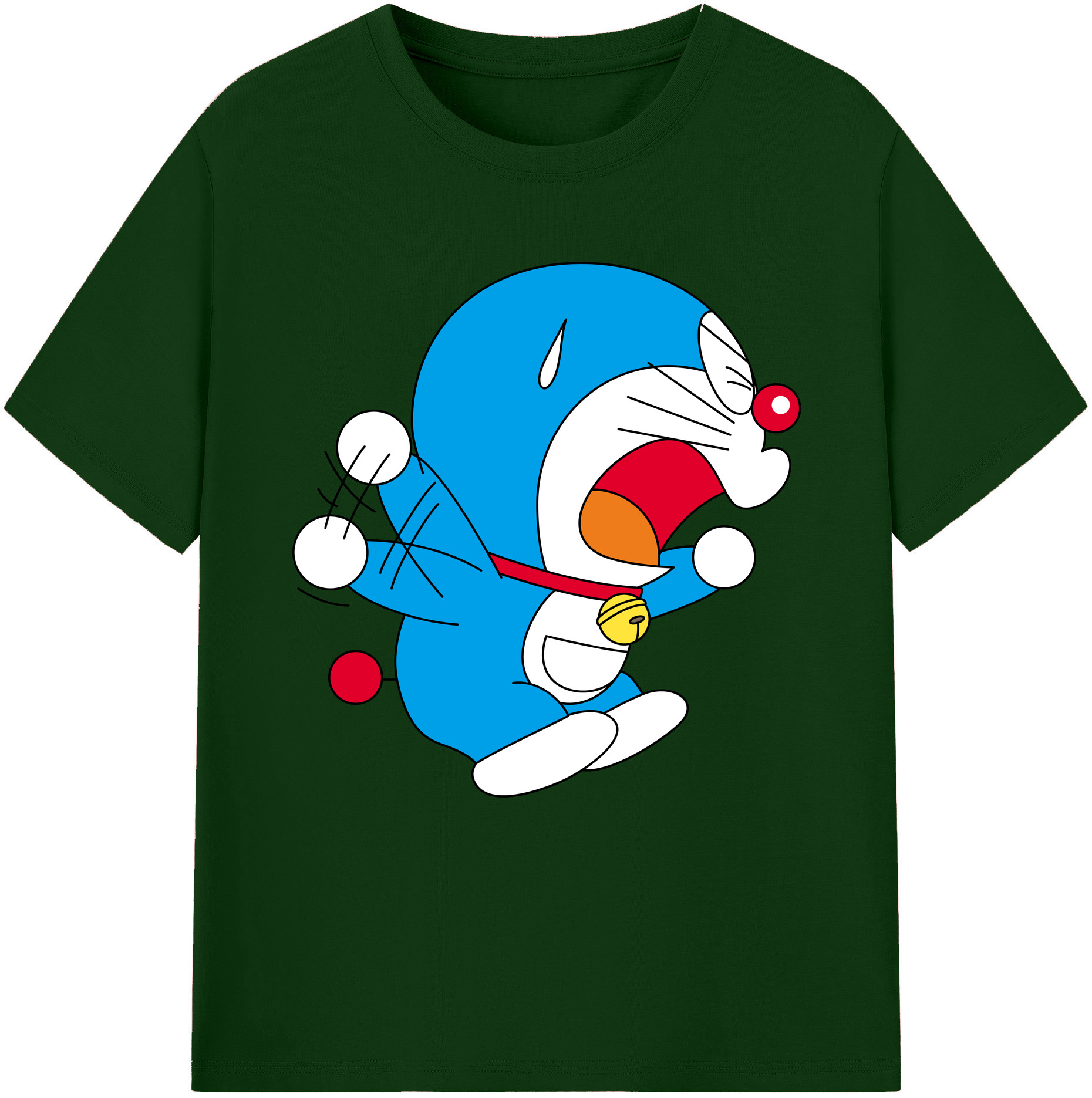 （画像用） ドラえもん Doraemon 綿100％半袖Tシャツ（フロントプリント）